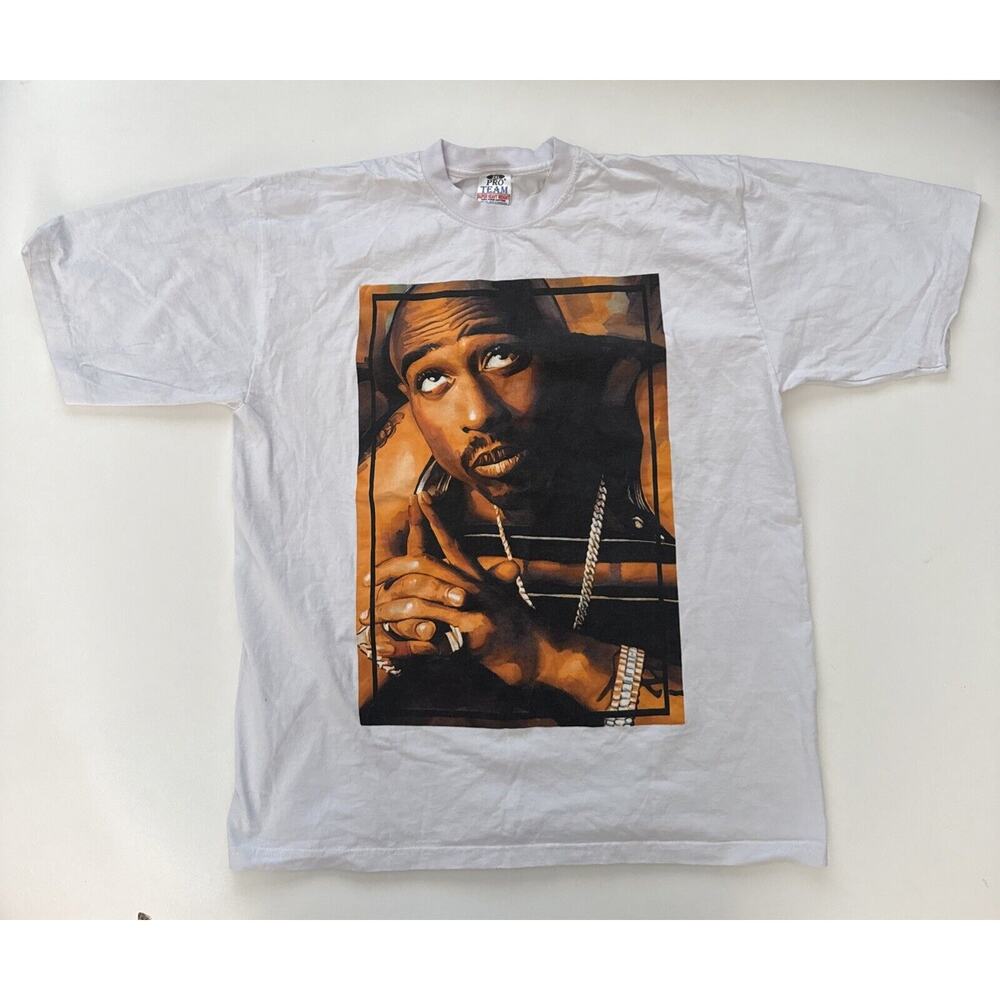 VTG Tupac 2PAC Only God Can Judge Me Pro USA Mens Rap Tee T Shirt XXL
